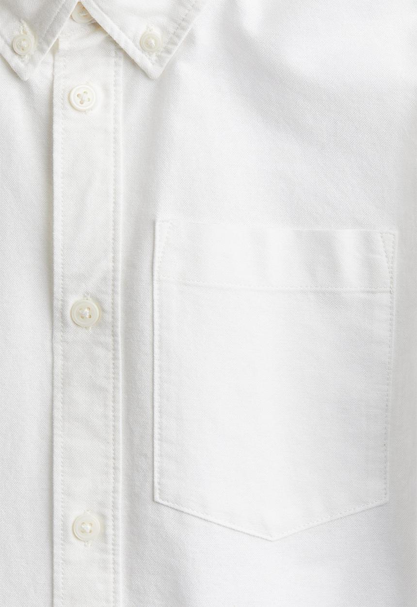 H&M - Button-down cotton shirt - white