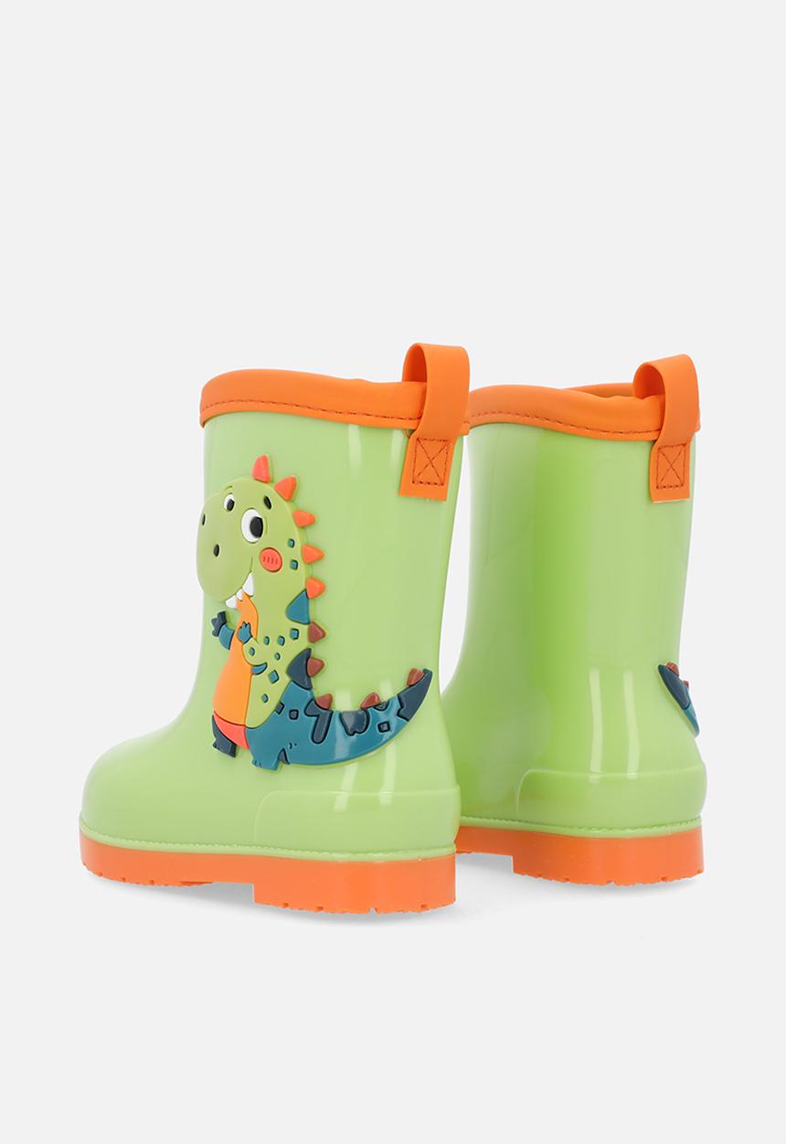 Pop Candy - Rain boots - green & orange
