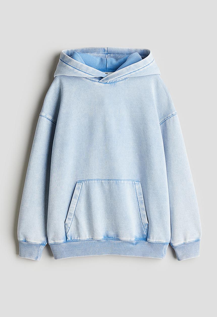 H&M - Hoodie - light blue