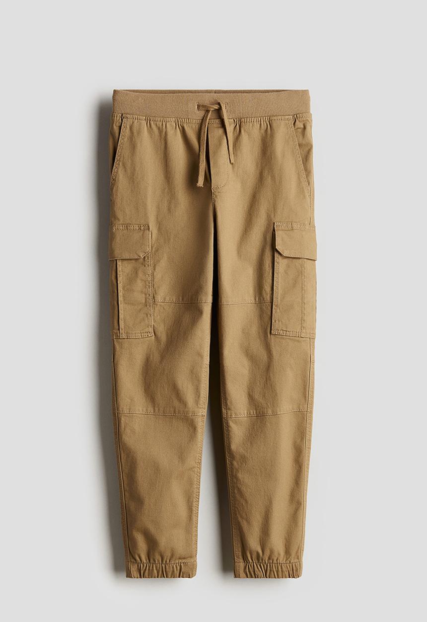 H&M - Cargo trousers - dark beige