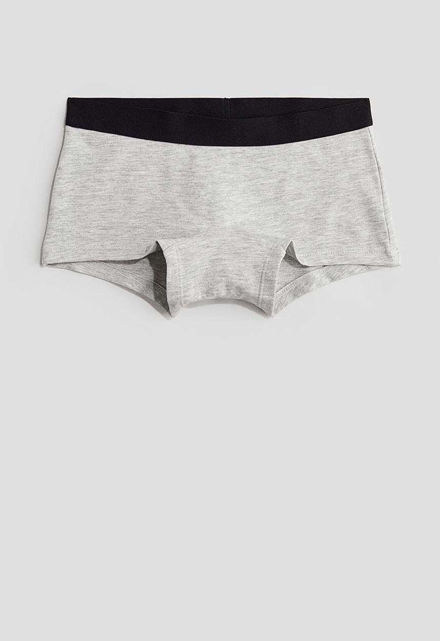 H&M - 5 pack cotton boxers - light grey/light pink 