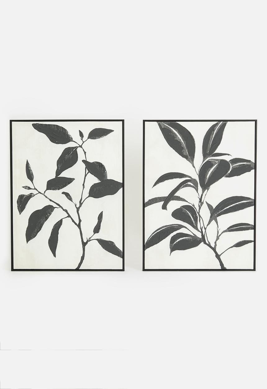 Sixth Floor - Lela Textured Wall Art Set of 2