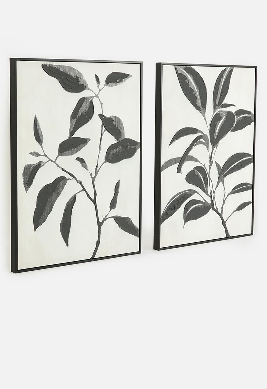 Sixth Floor - Lela Textured Wall Art Set of 2