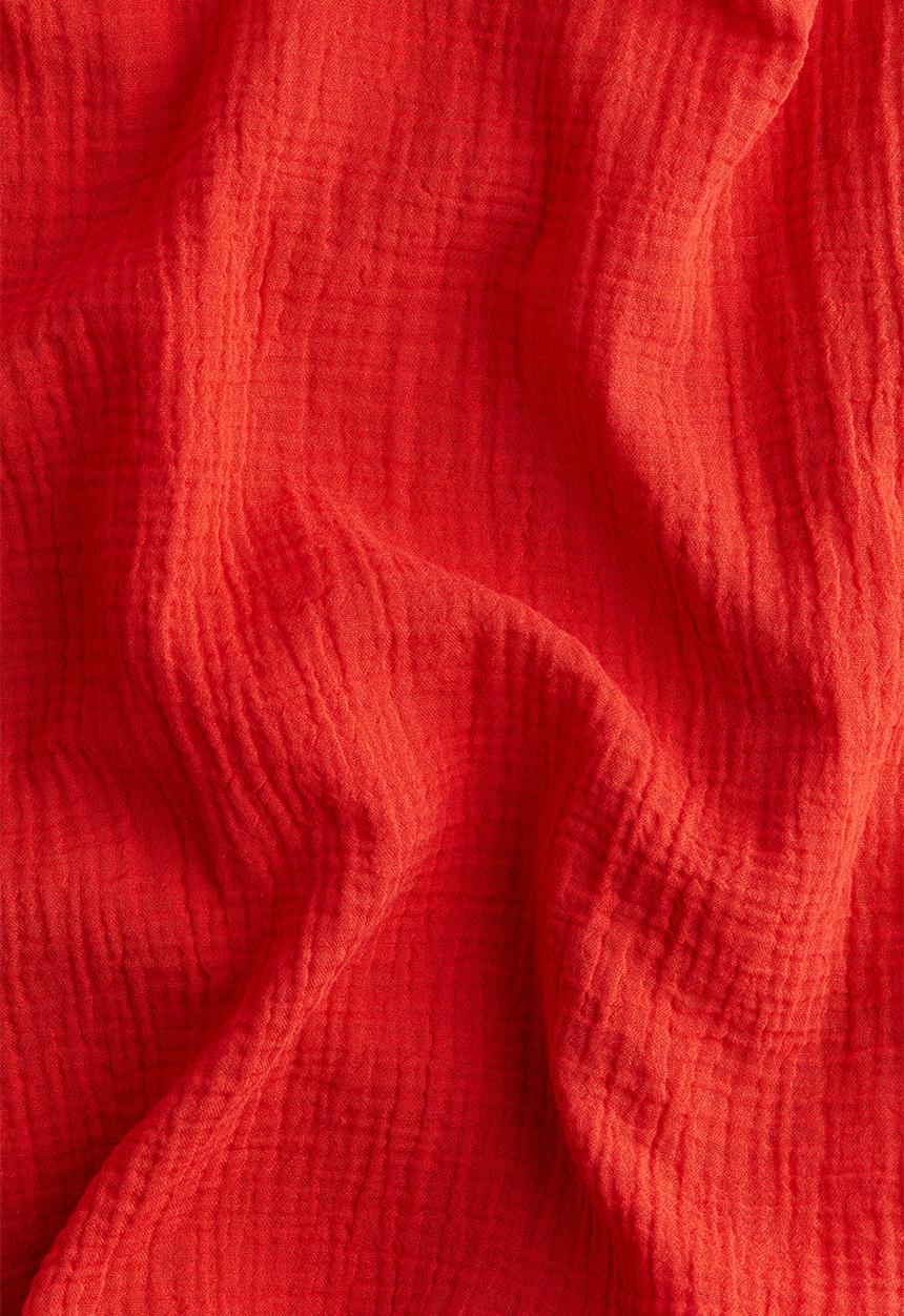 H&M - Muslin dress - bright red