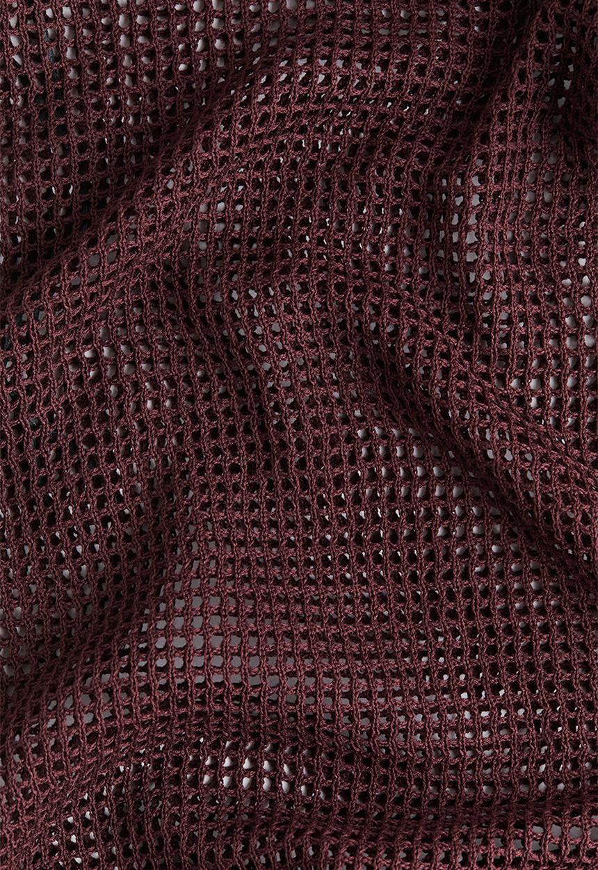 H&M - Net beach dress - burgundy