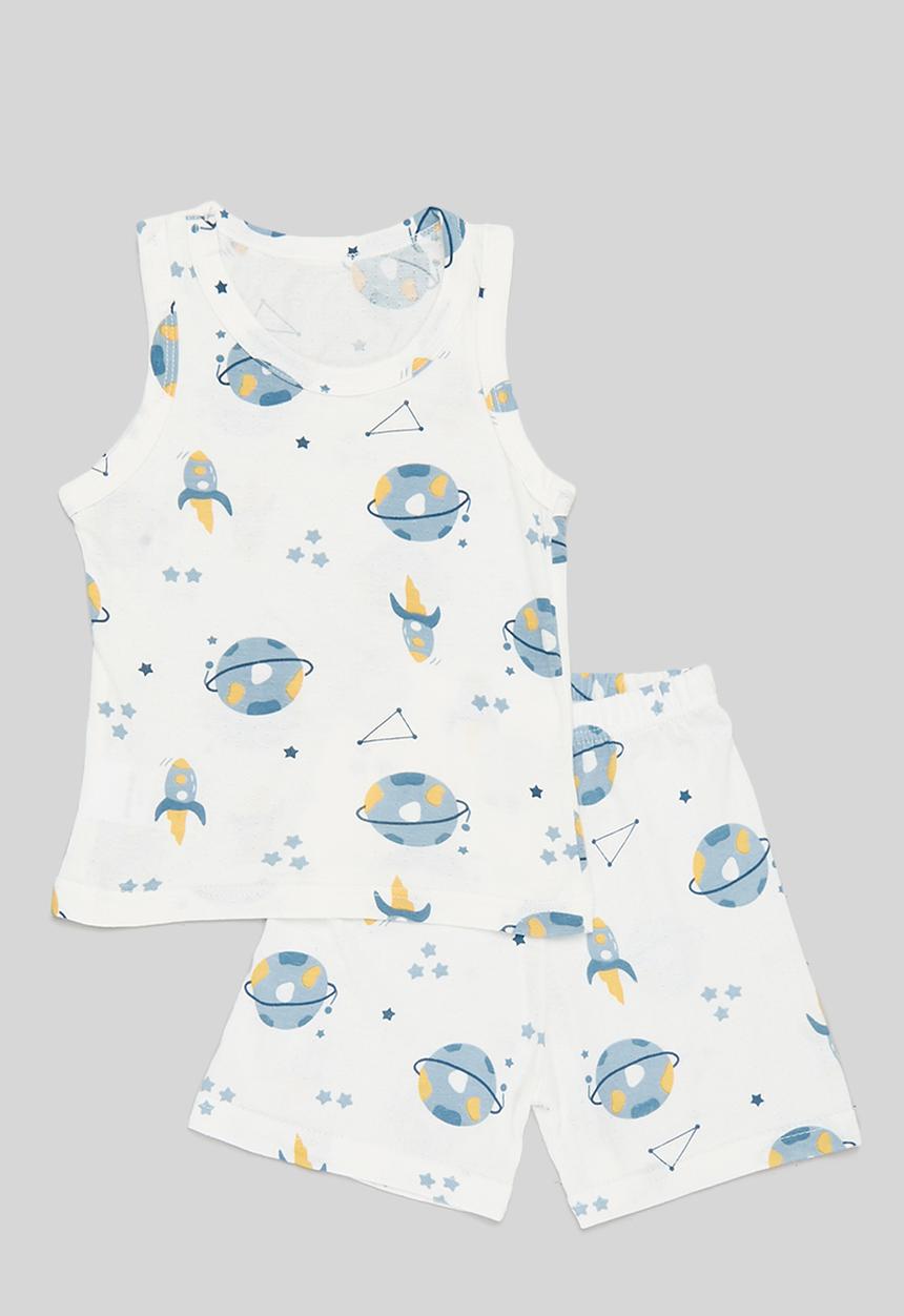Pop Candy - Printed pj set  - white