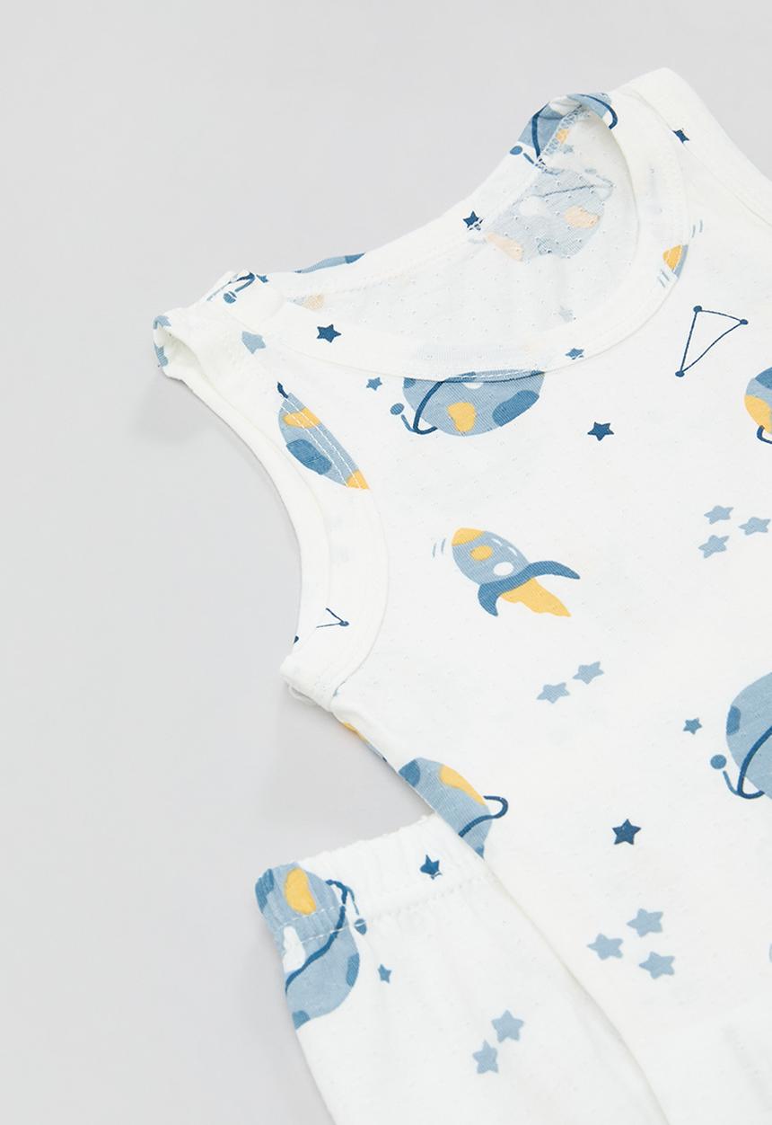 Pop Candy - Printed pj set  - white