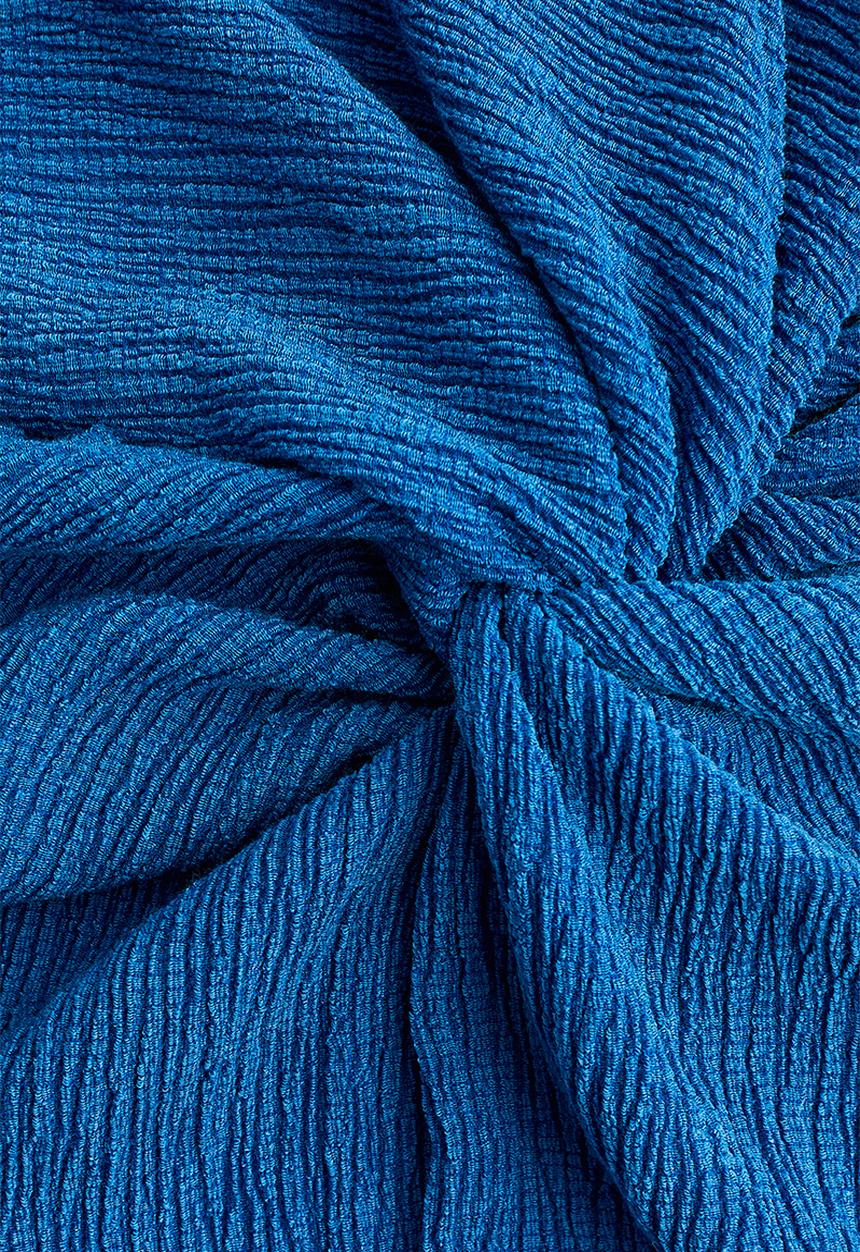 H&M - Twist-detail maxi dress - blue