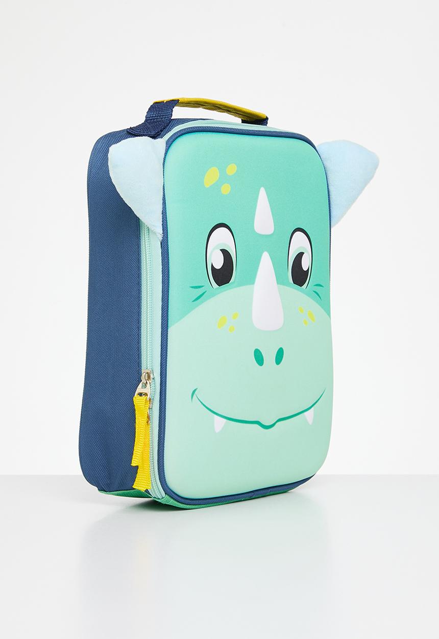 Excellent Houseware - Dino lunch bag - blue