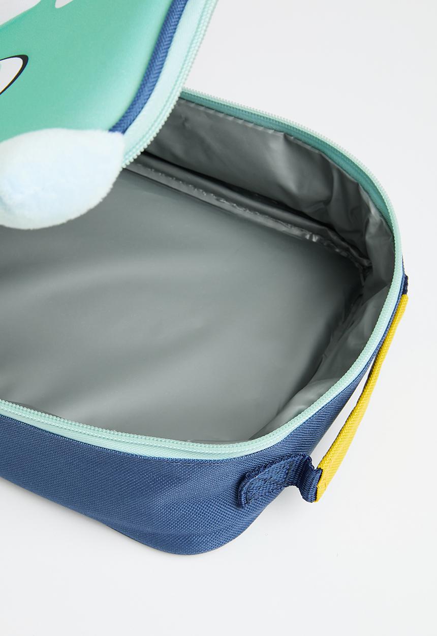 Excellent Houseware - Dino lunch bag - blue