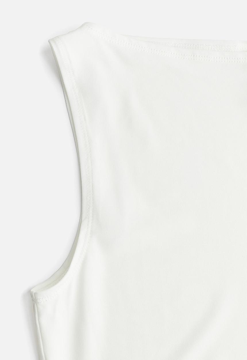H&M - Boat-neck vest top - white