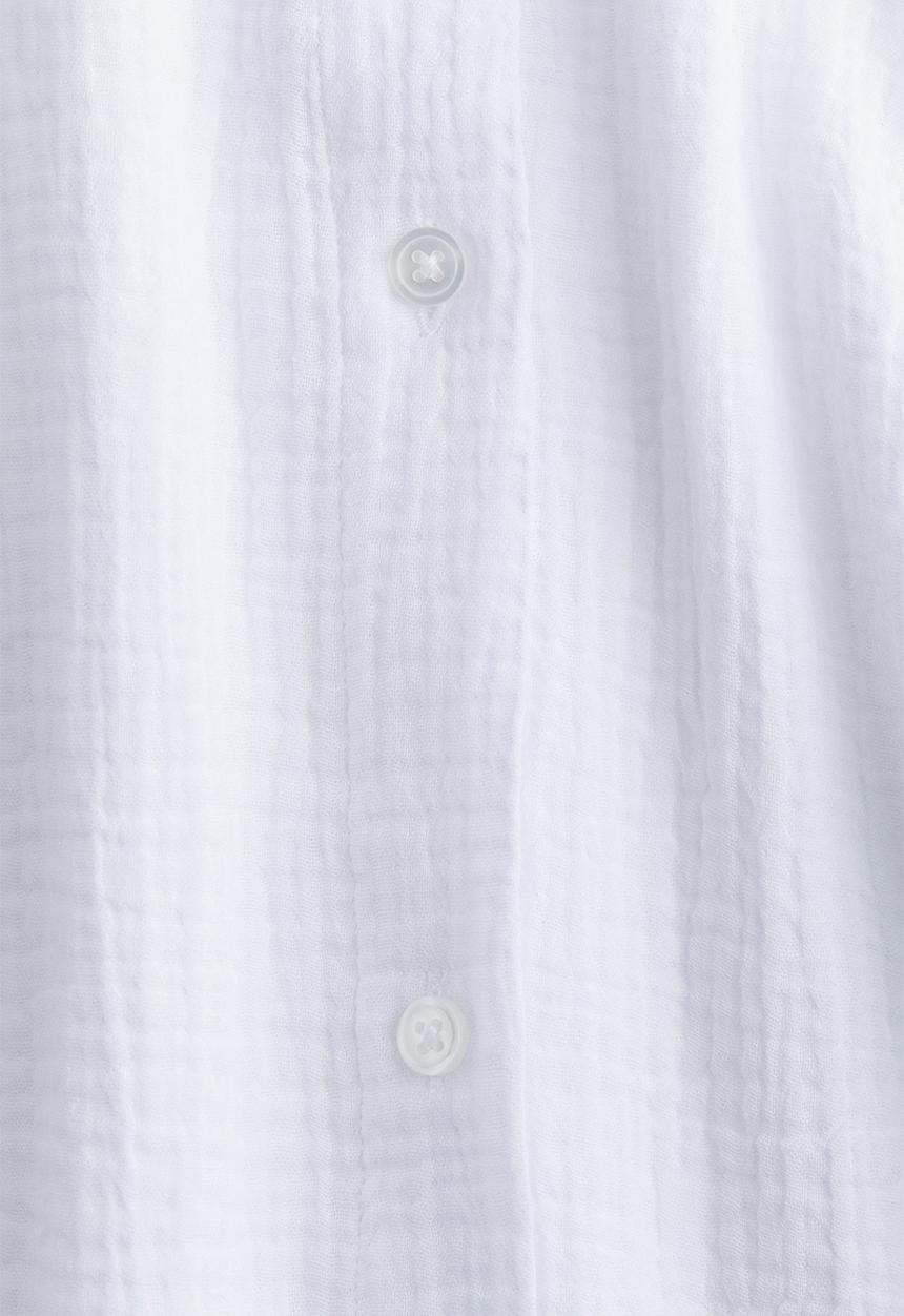 H&M - Muslin beach shirt - white
