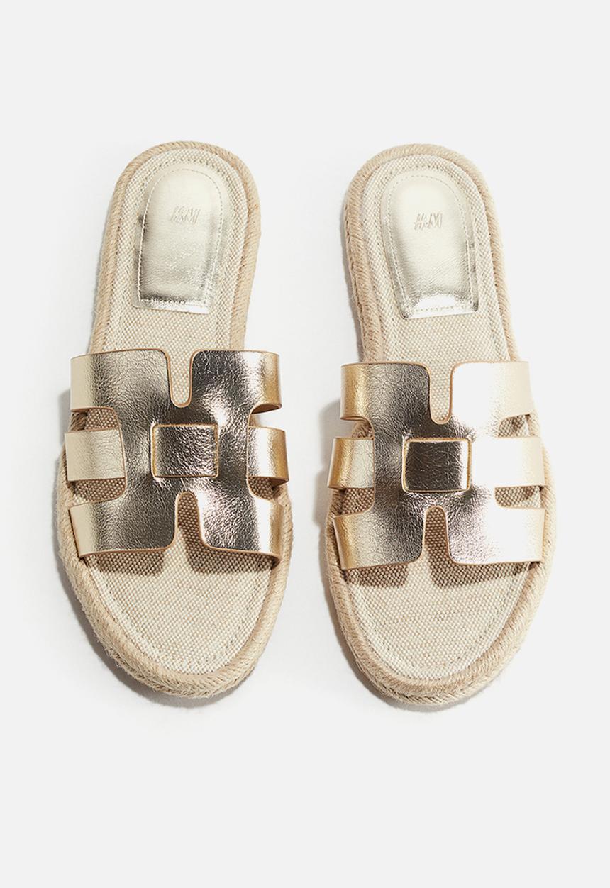 H&M - Espadrille sandals - gold