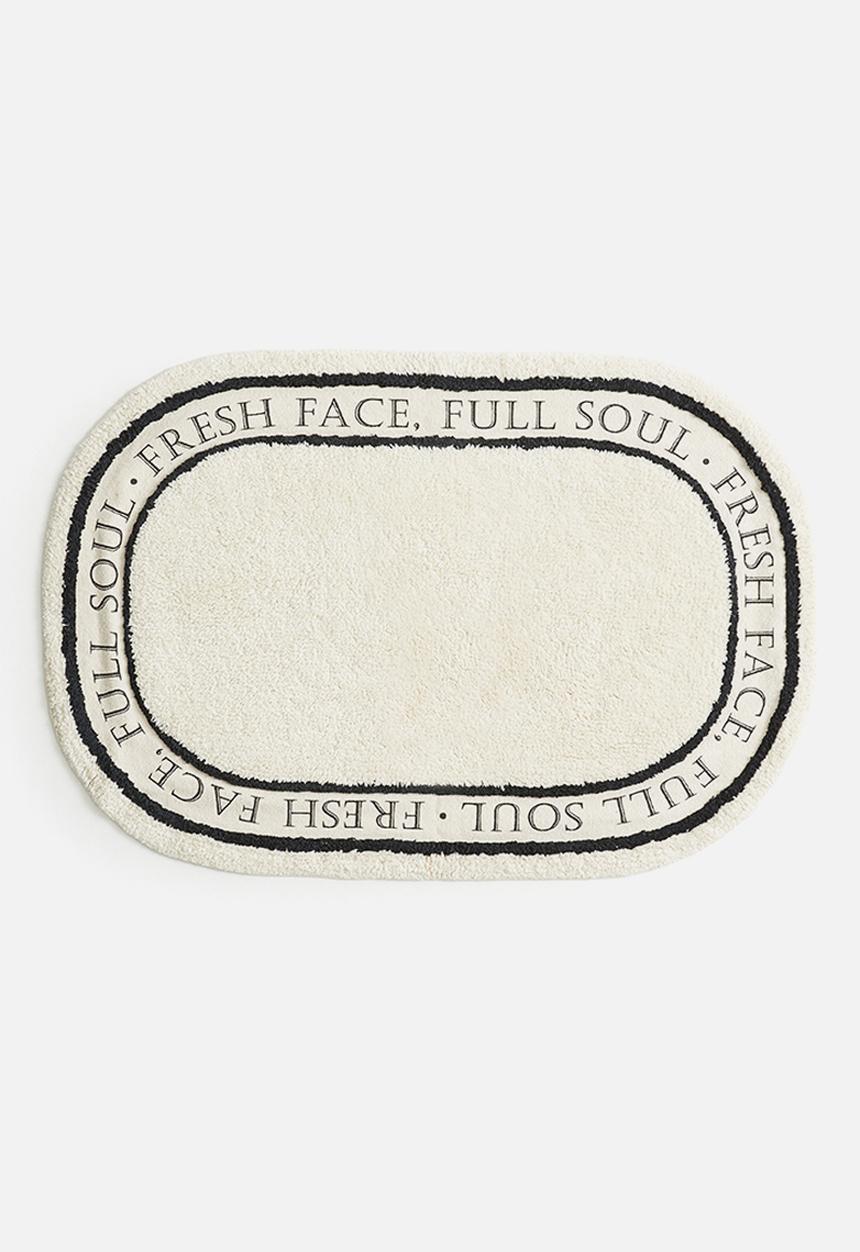 H&M - Tufted bath mat -  light beige 