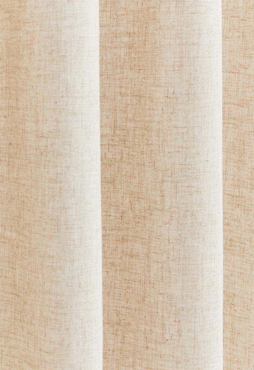 H&M - Linen-blend shower curtain - light beige