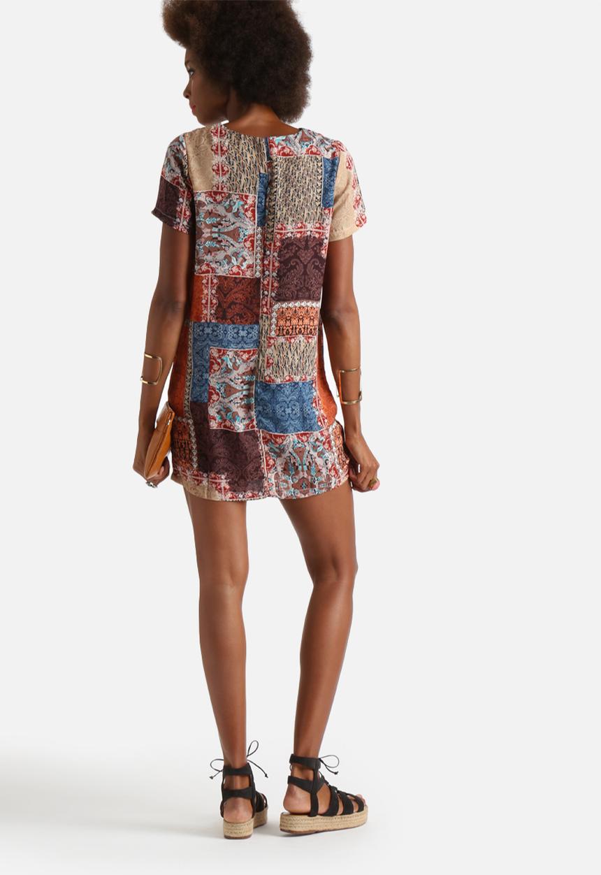 Glamorous - Patchwork Dress