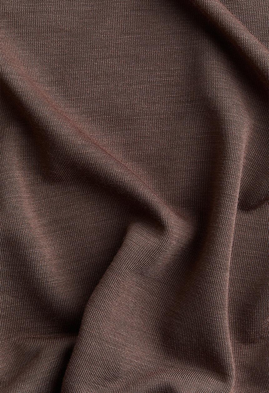 H&M - Fitted t-shirt - dark brown