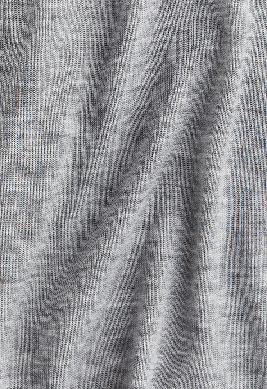 H&M - Fine-knit t-shirt - light grey marl