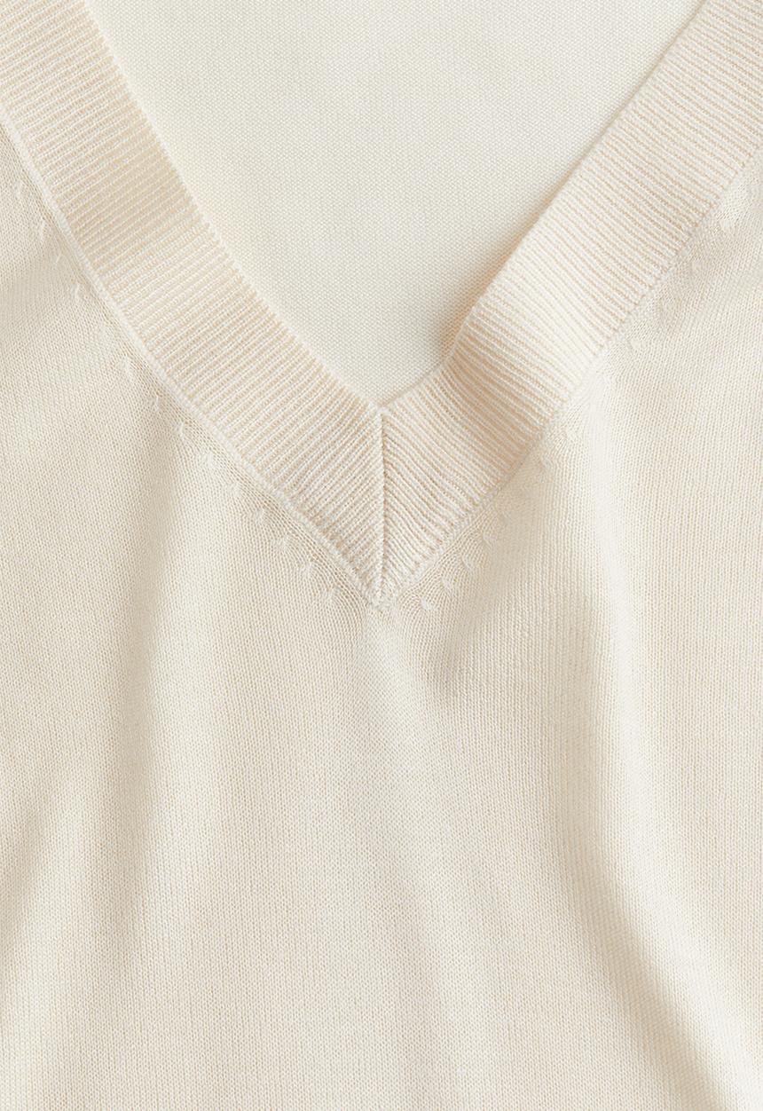 H&M - V-neck jumper - cream