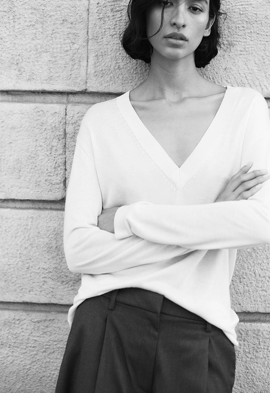 H&M - V-neck jumper - cream