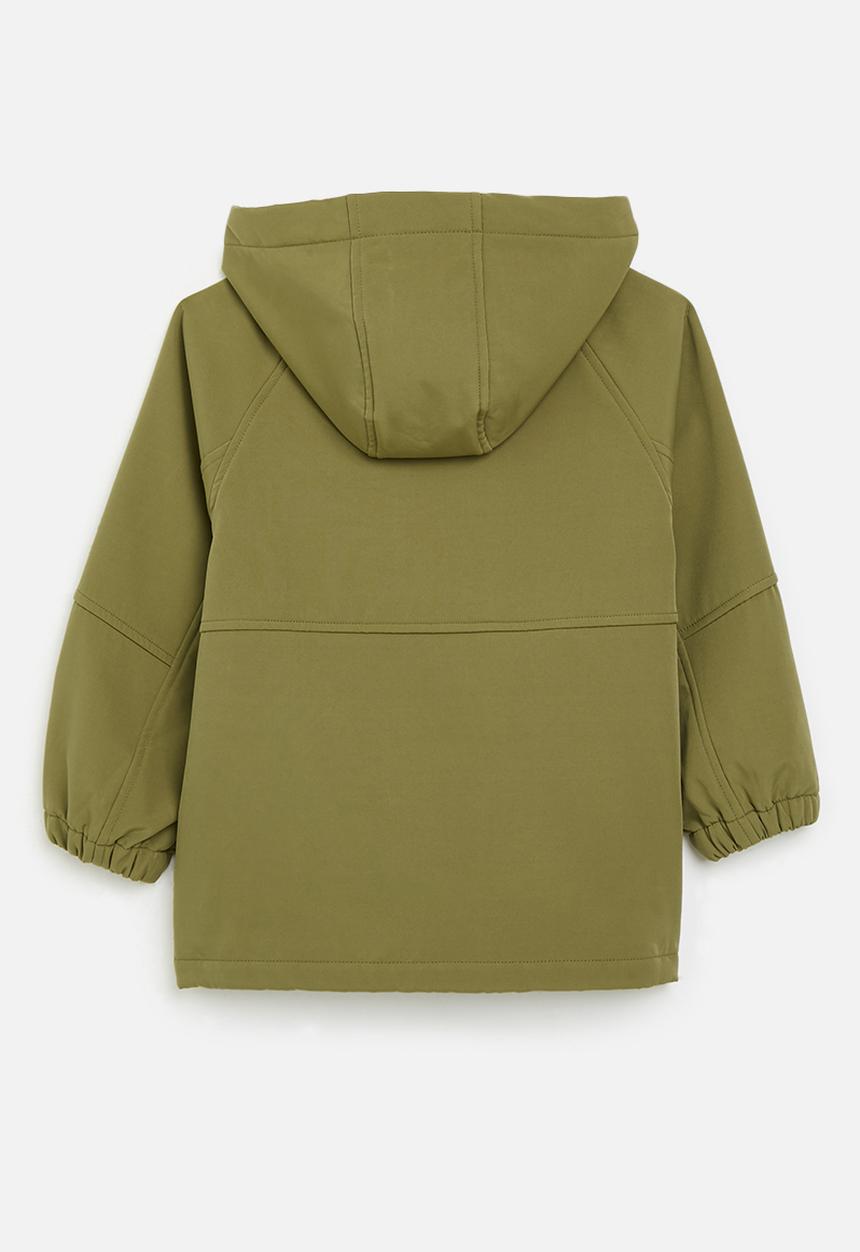 Pop Candy - Hooded wind breaker - olive green