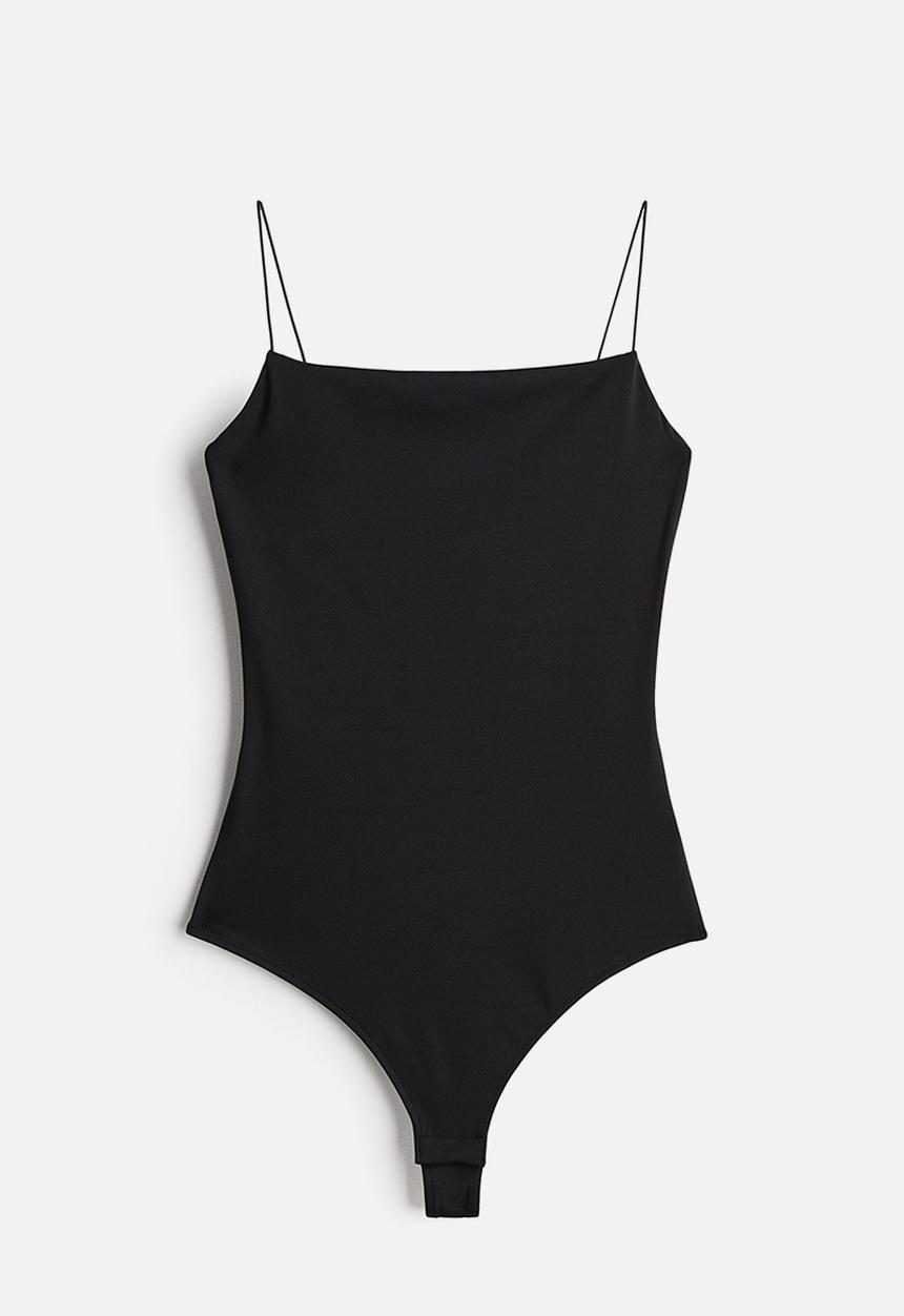 H&M - Strappy thong body - black
