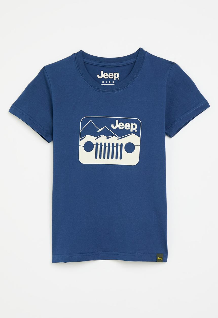 JEEP - Jeep grill t-shirt - lazuli blue