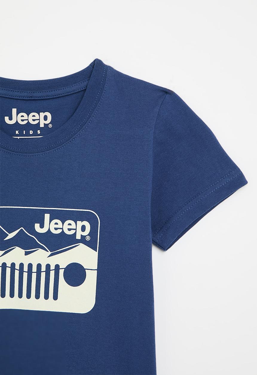 JEEP - Jeep grill t-shirt - lazuli blue