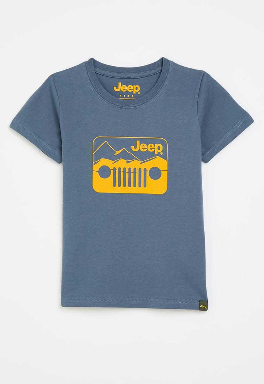 JEEP - Jeep graphic tee - vintage blue