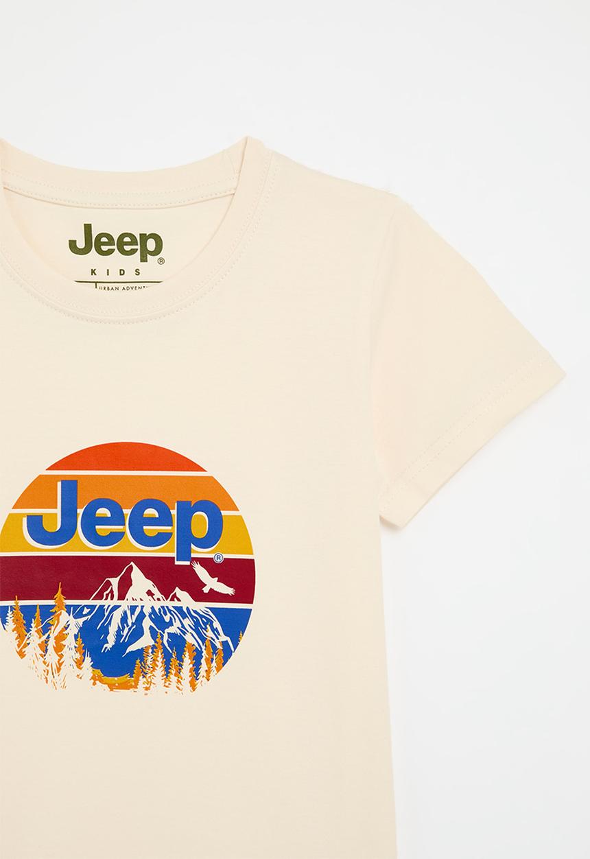 JEEP - Jeep graphic tee - chalk