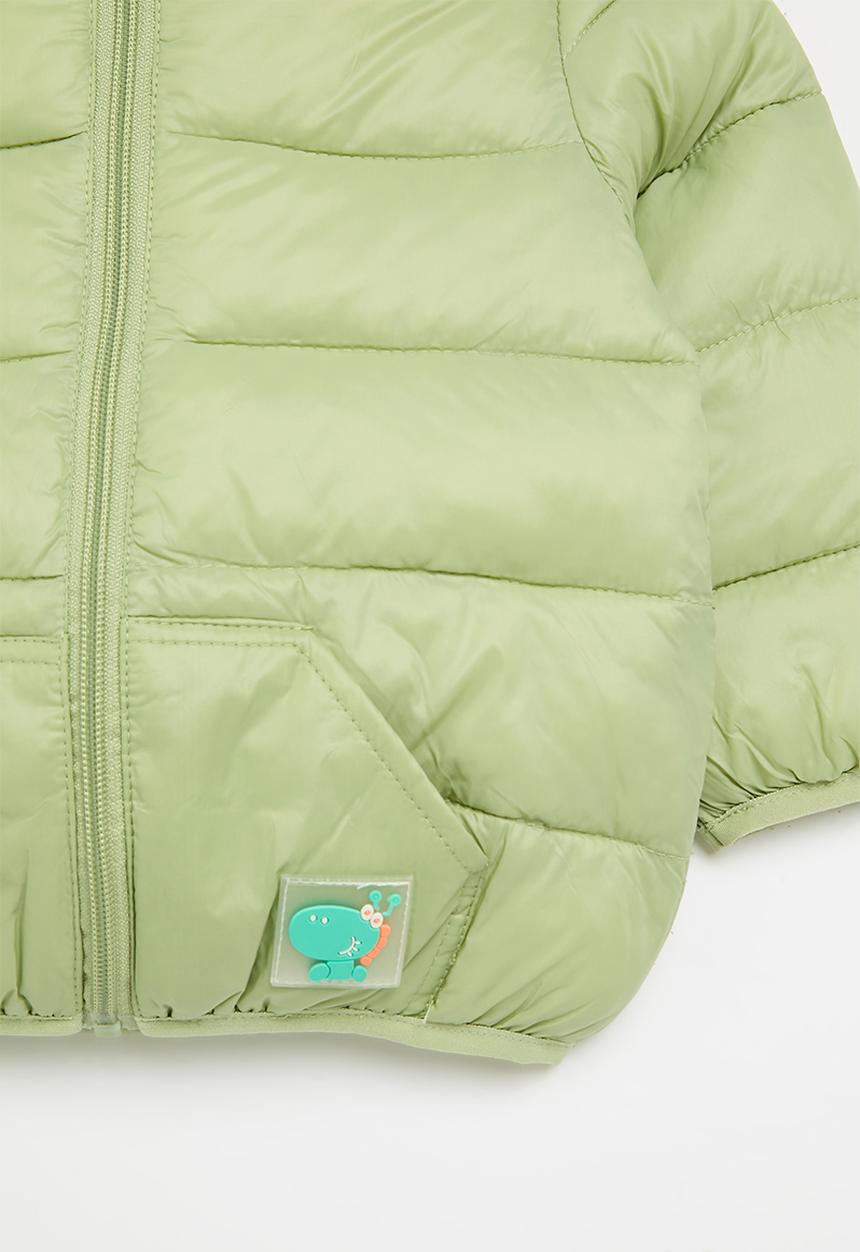 Pop Candy - Hooded puffer jacket - green