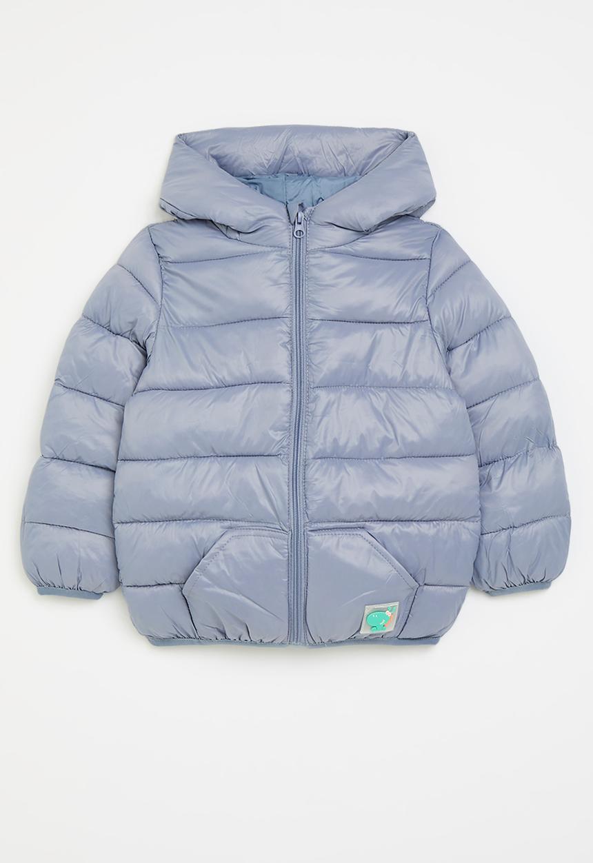 Pop Candy - Hooded puffer jacket - blue