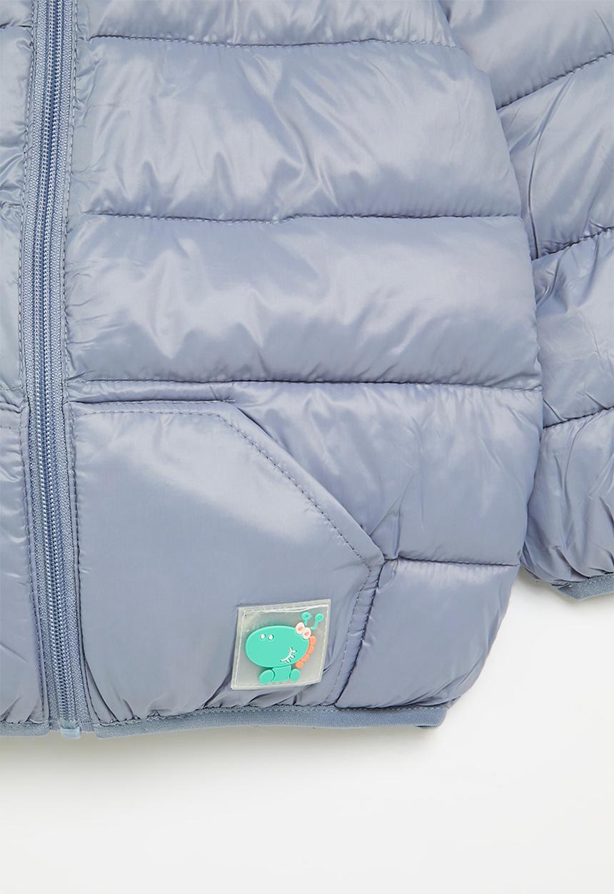 Pop Candy - Hooded puffer jacket - blue