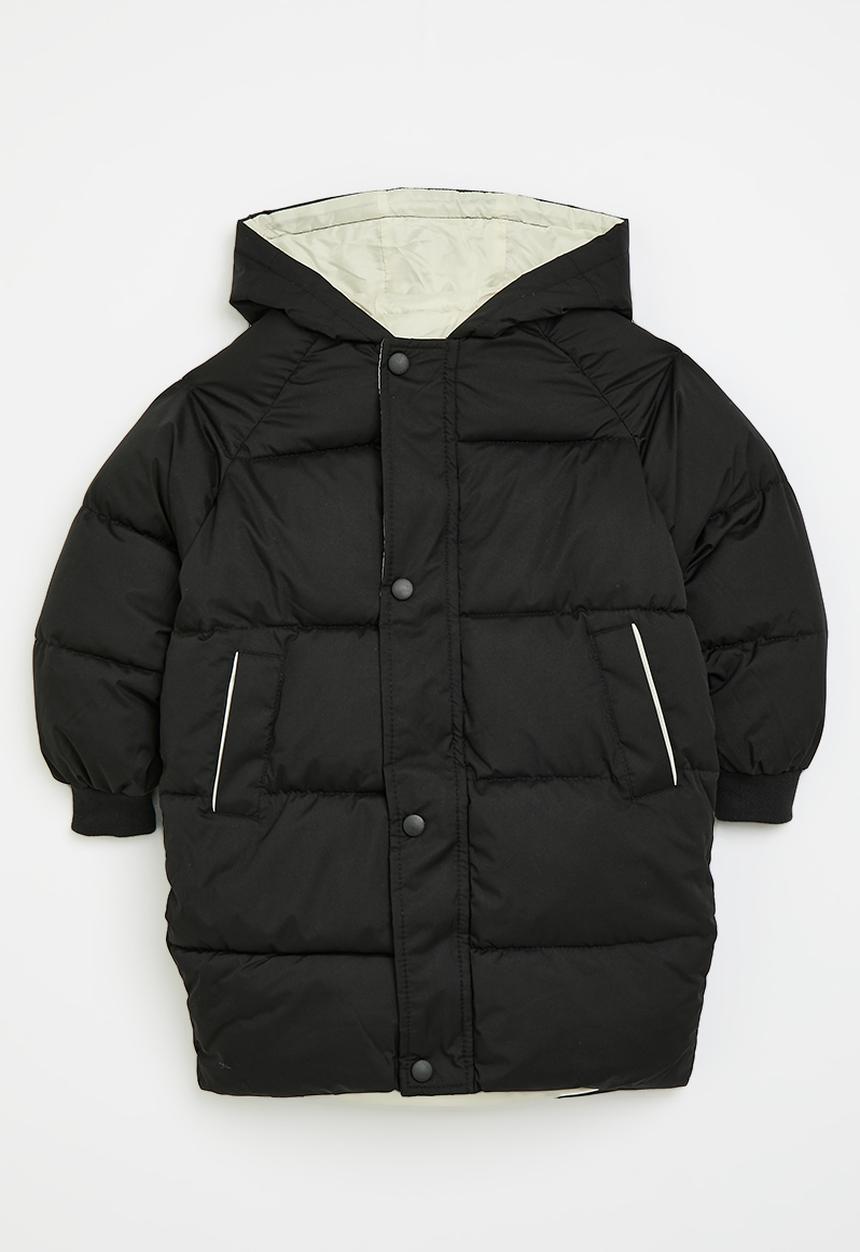 Pop Candy - Midi puffer jacket - black