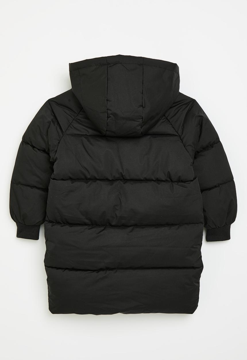 Pop Candy - Midi puffer jacket - black