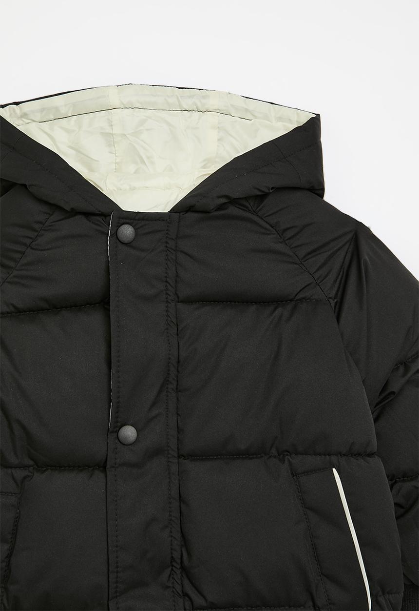 Pop Candy - Midi puffer jacket - black