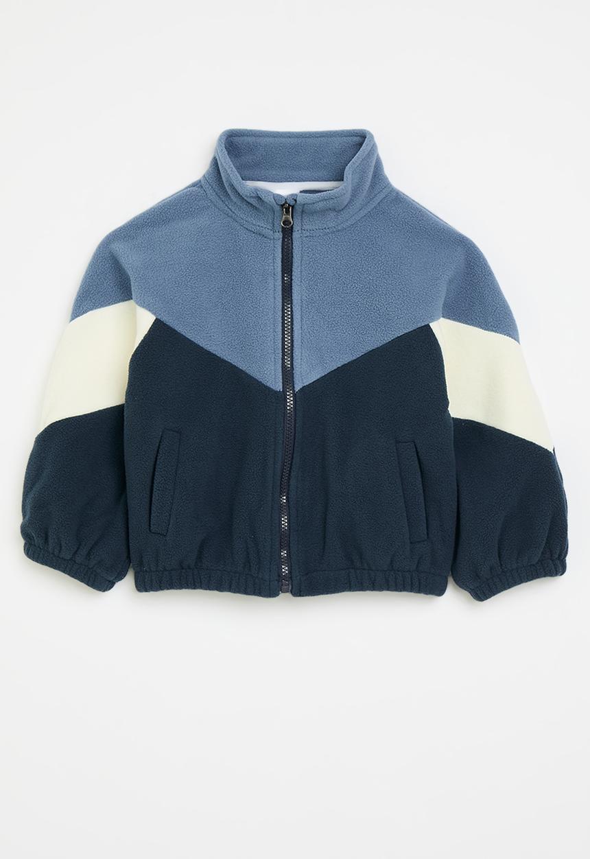 Pop Candy - Contrast teddy fleece jacket - multi