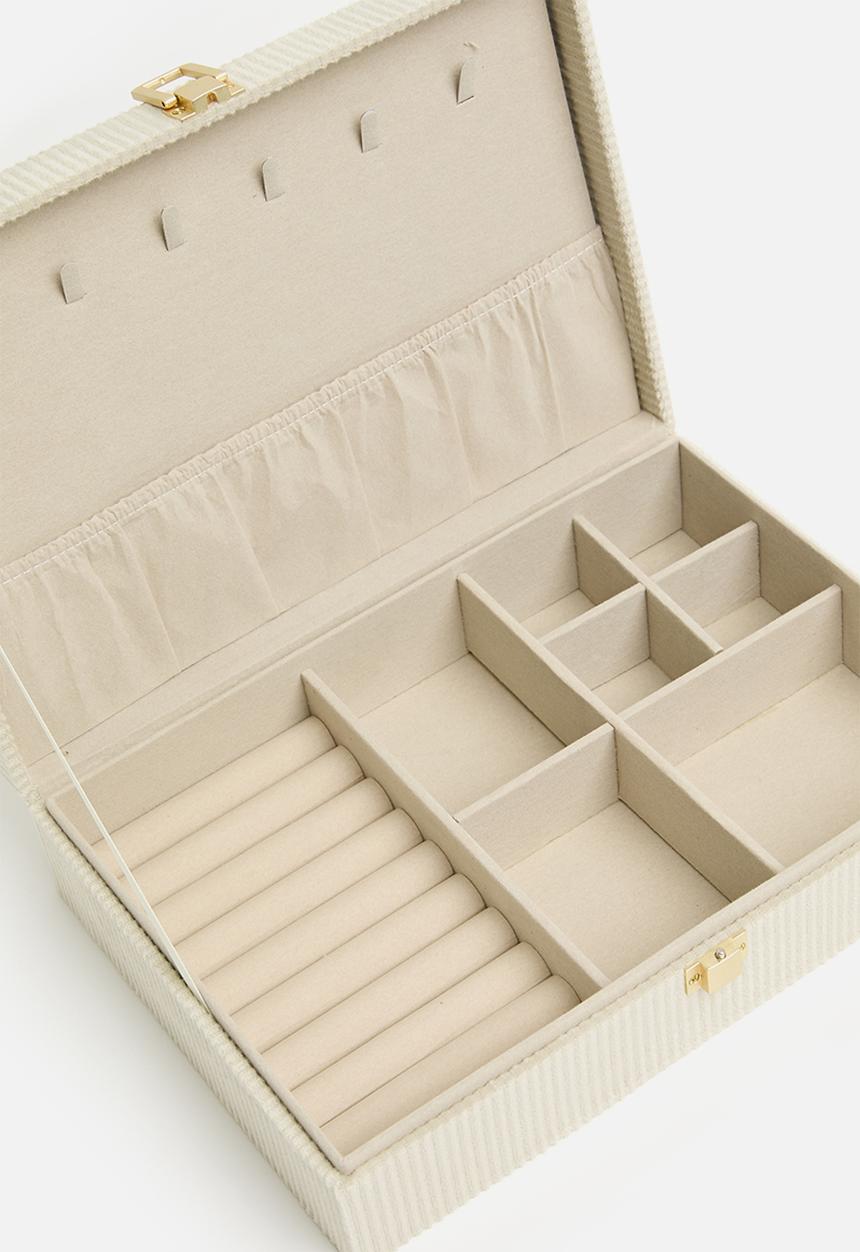 Storage Solutions - Luxe jewellery organizer - beige
