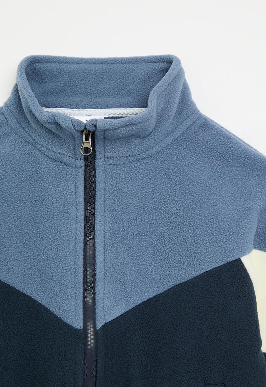 Pop Candy - Contrast teddy fleece jacket - multi