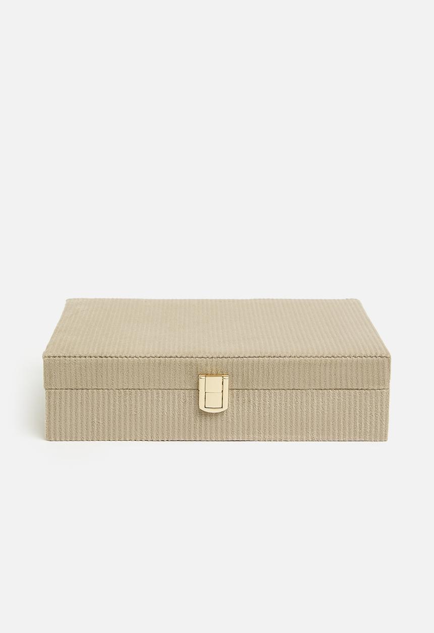 Storage Solutions - Luxe jewellery organizer - khaki