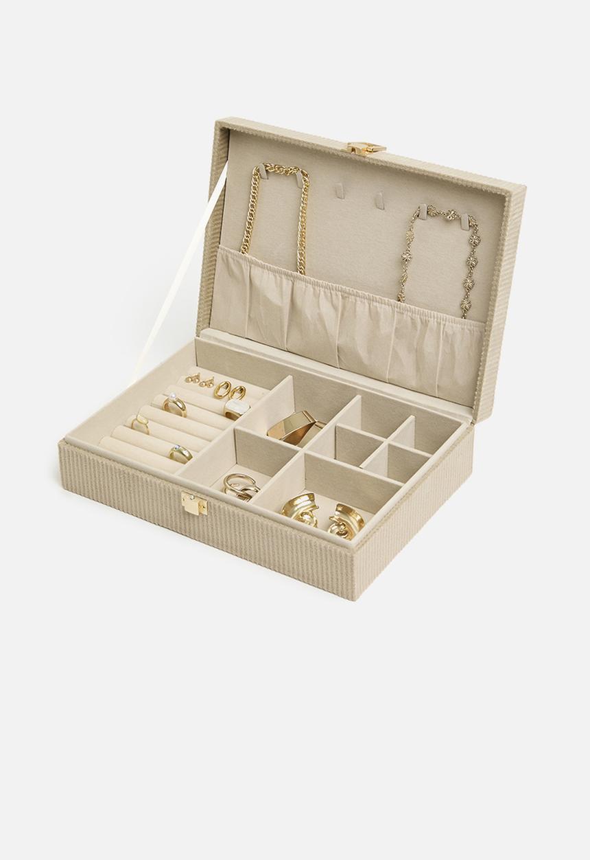 Storage Solutions - Luxe jewellery organizer - khaki