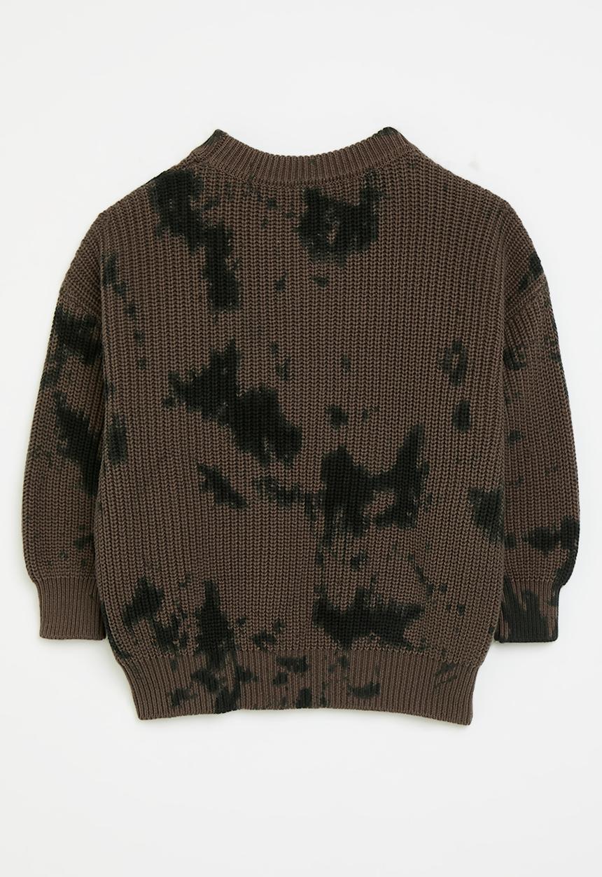 Pop Candy - Knitted jersey - navy blue & beige