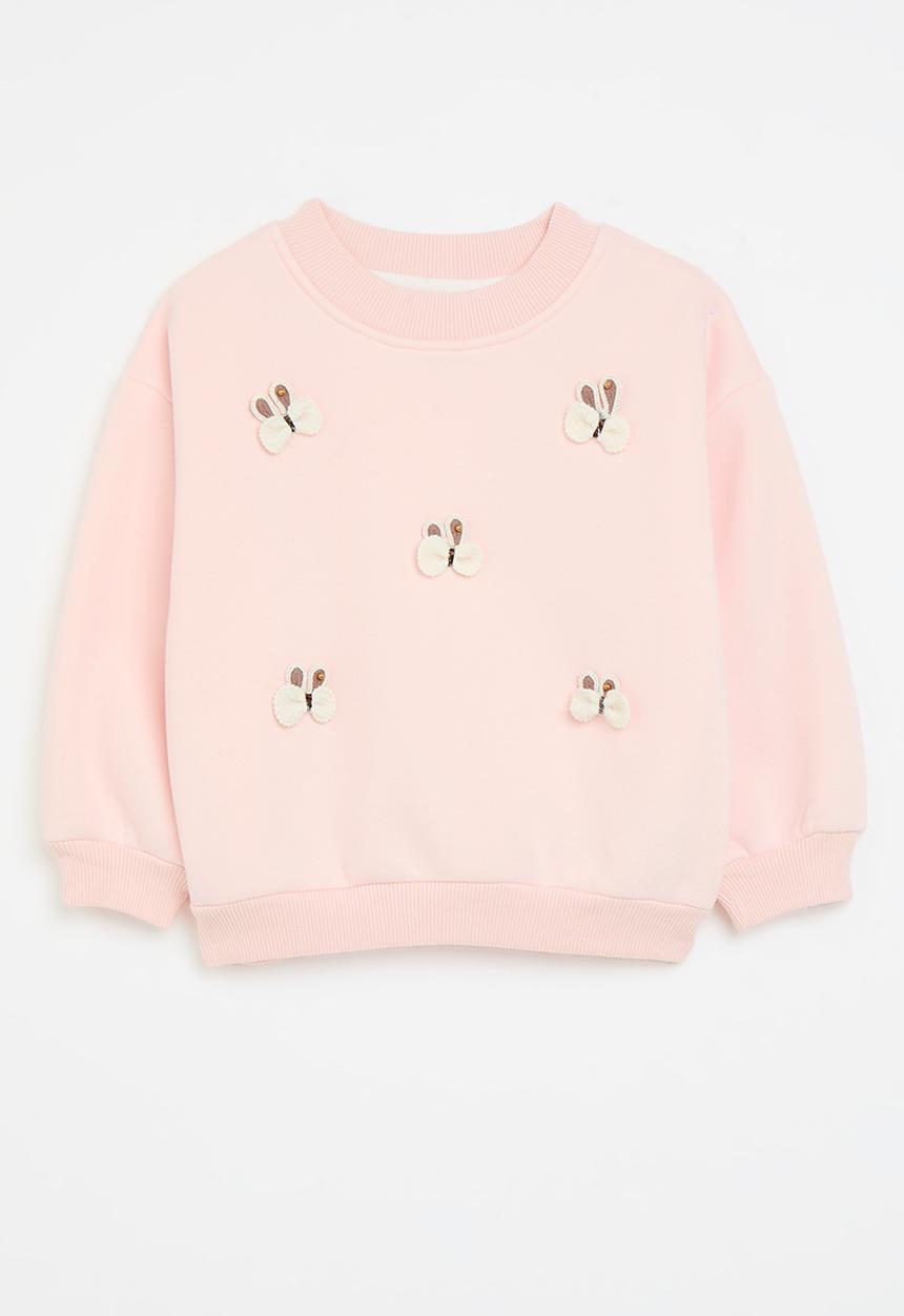 Pop Candy - Applique sweat top - pink