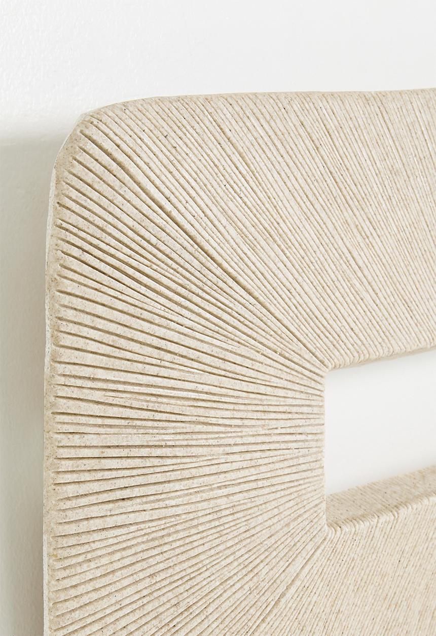 Sixth Floor - Sanstone wall plaque - beige