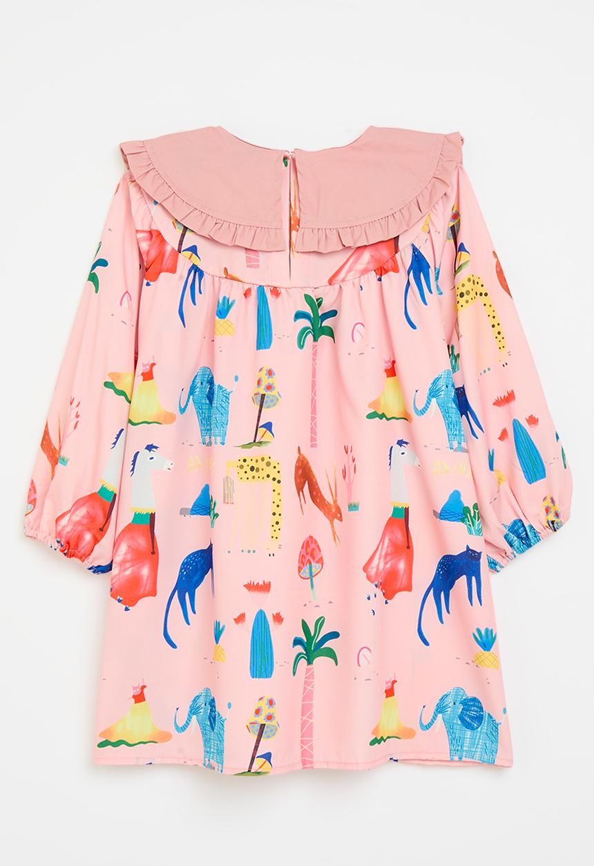 Pop Candy - Printed peterpan collar dress - multi