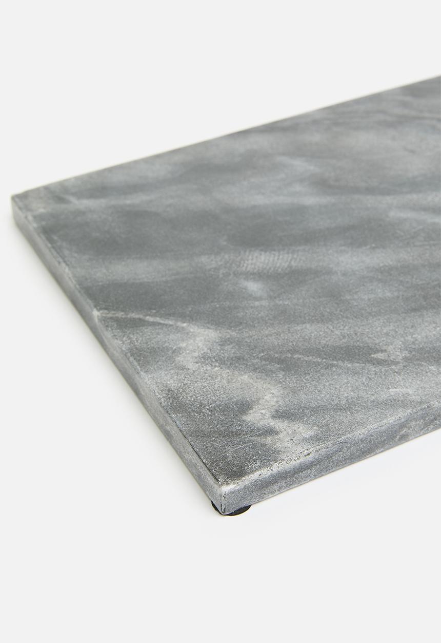 Excellent Houseware - Marble cheese board - black