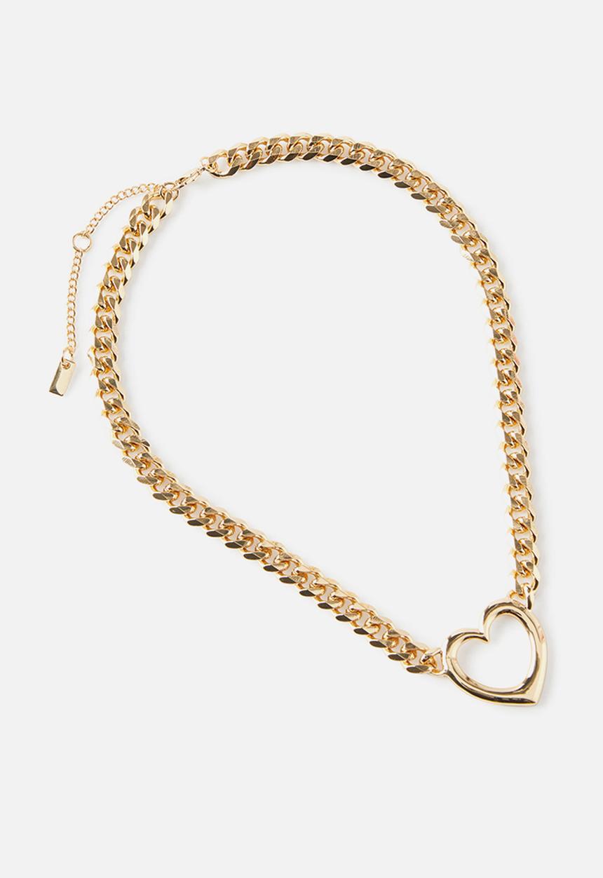 Rubi - Pendant Necklace- gold heart