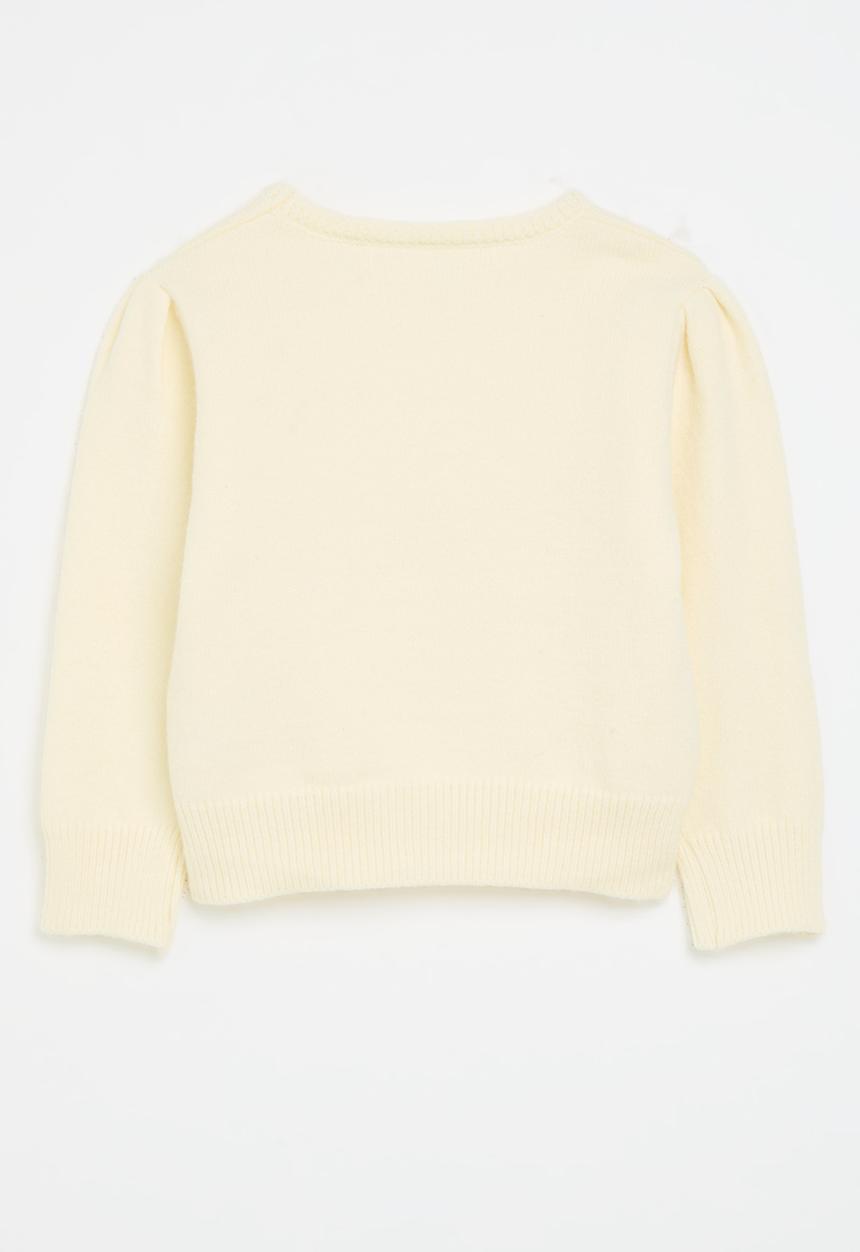Pop Candy - Applique sweater - off white