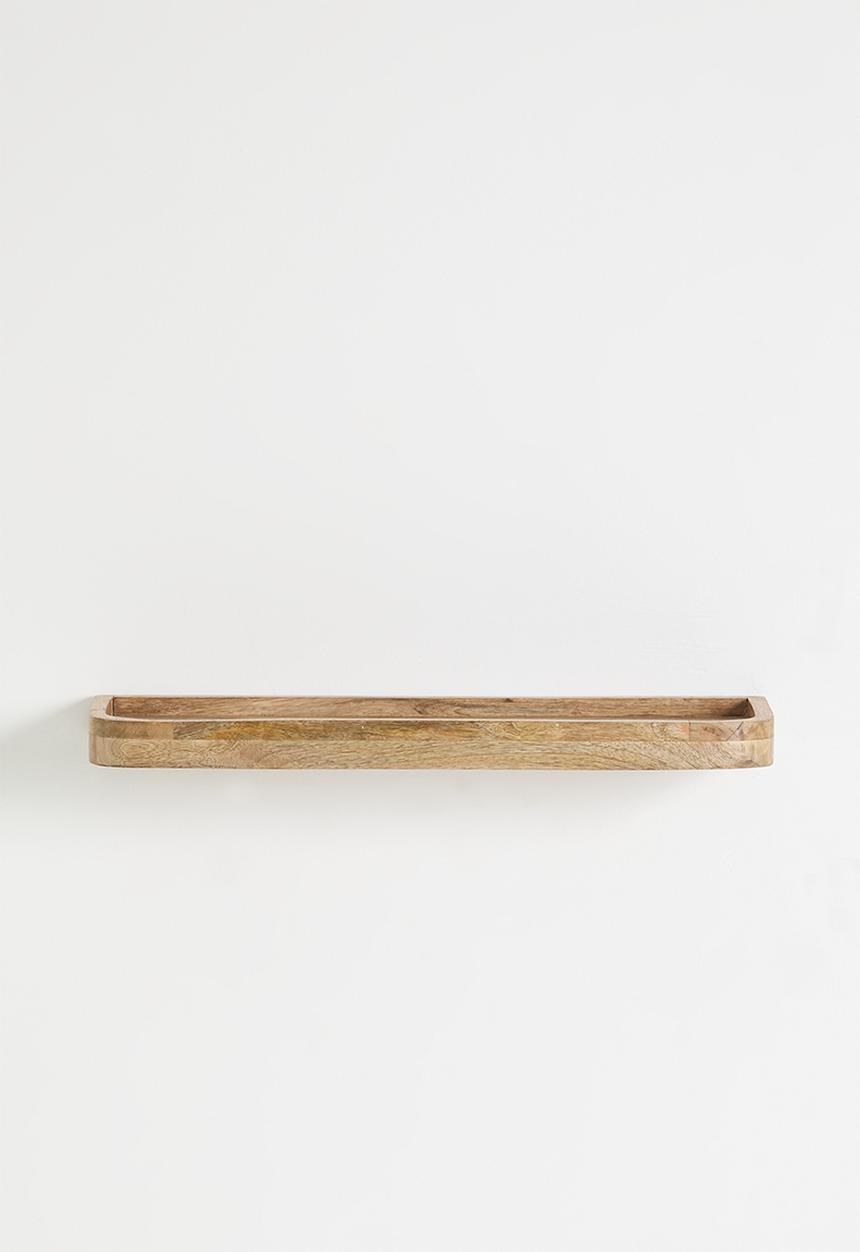 Sixth Floor - Tora wooden wall shelf - natural