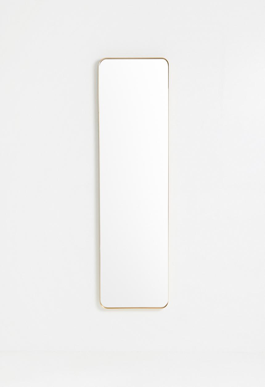 Sixth Floor - Aluminium Framed Full Length Mirror - Plated Gold